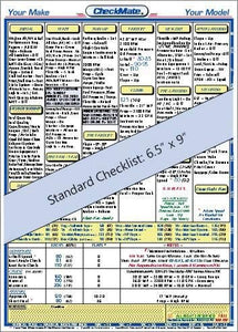 CHECKMATE CHECKLIST - MULTIPLE AIRPLANES