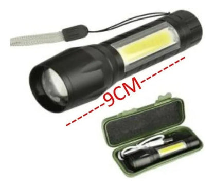 MINI LINTERNA TÁCTICA DE LUZ BLANCA