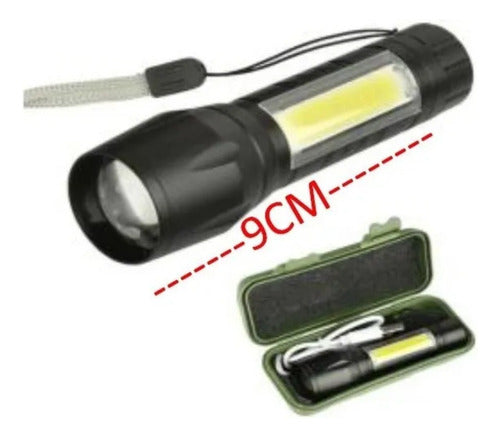 MINI LINTERNA TÁCTICA DE LUZ BLANCA
