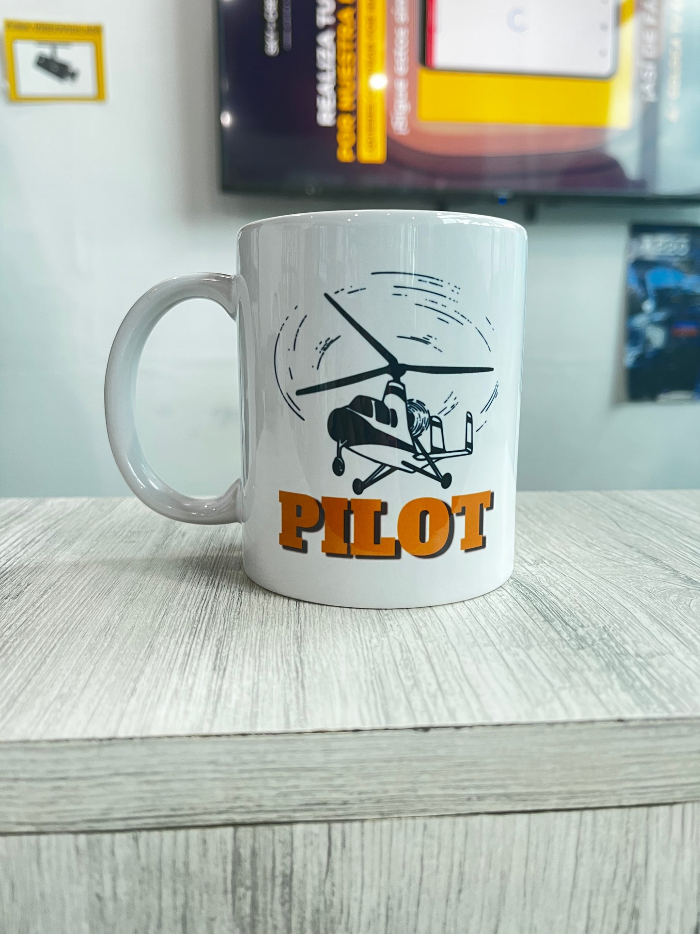 TAZA PILOT / HELICÓPTERO