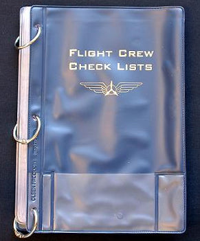 FLIGHT CREW CHECKLIST BINDER