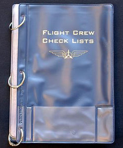 FLIGHT CREW CHECKLIST BINDER