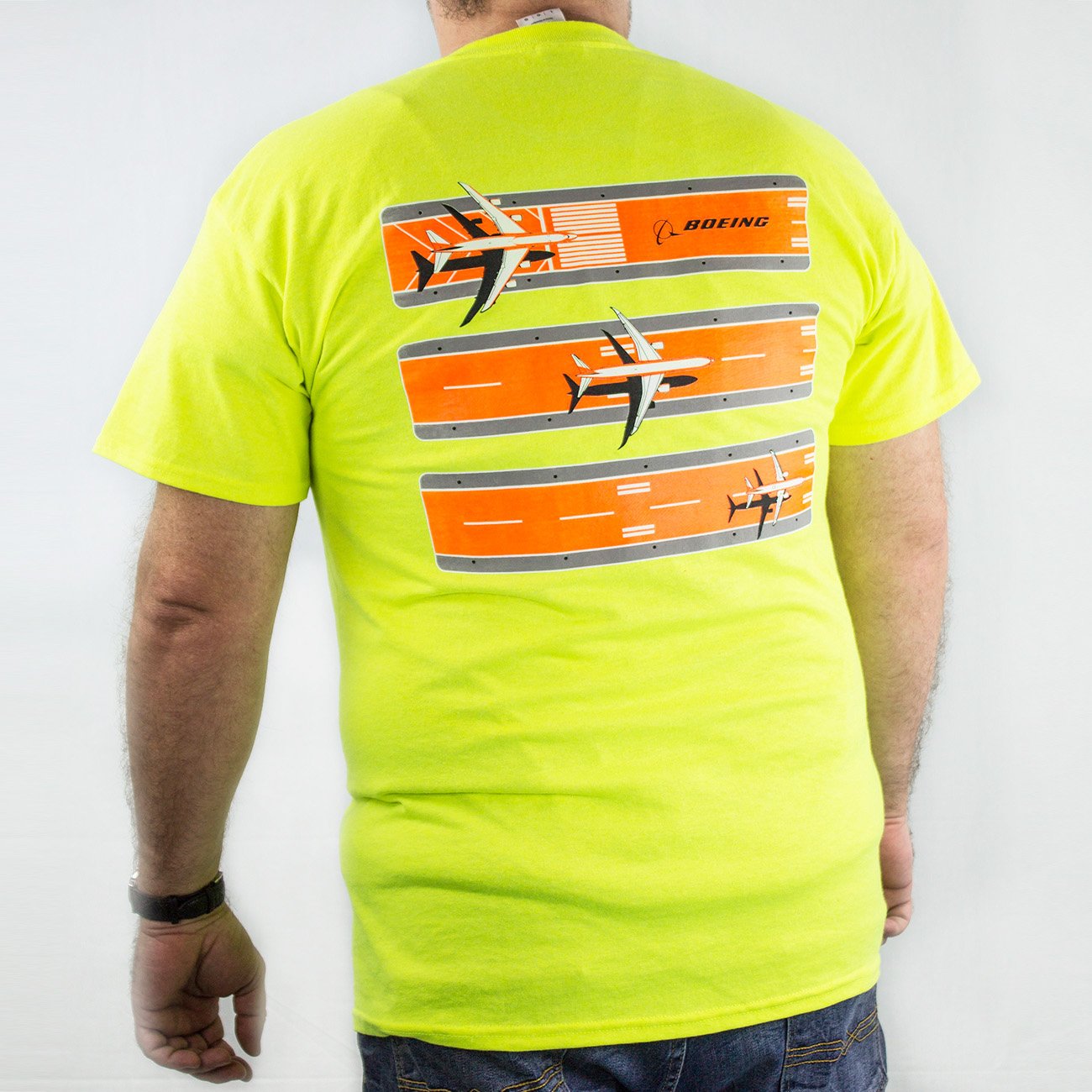 CAMISETA BOEING 3 RAYAS DE SEGURIDAD REFLECTIVAS