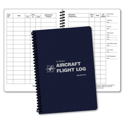 ASA AIRCRAFT FLIGHT LOG / LOGBOOK SP-FLT