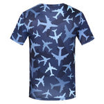 Load image into Gallery viewer, CAMISETA ESTAMPADO DE AVIÓN
