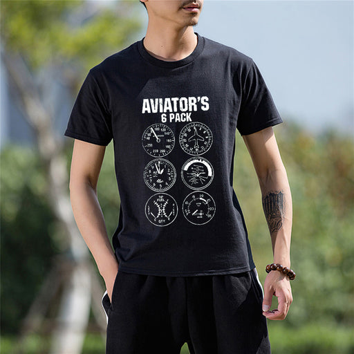 Camiseta Aviator Six Pack T-Shirt - Sky Crew PTY