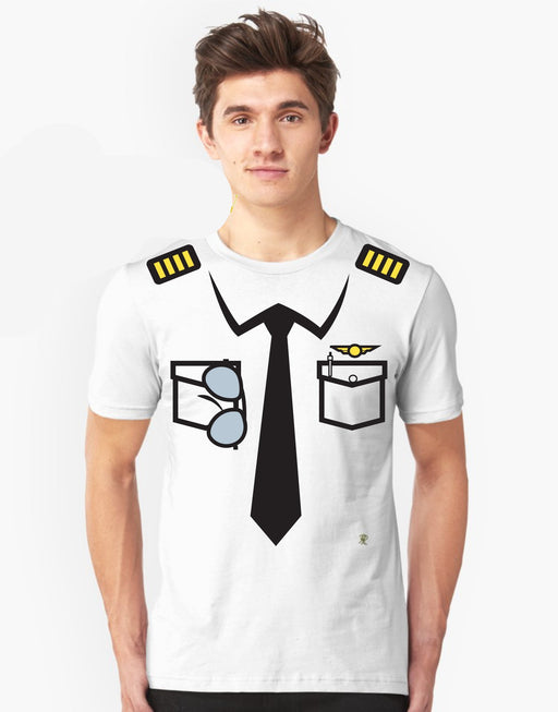 Camiseta de Aviación Estilo Piloto - Sky Crew PTY