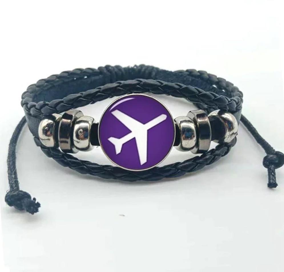 PULSERA BOTON DE AVION