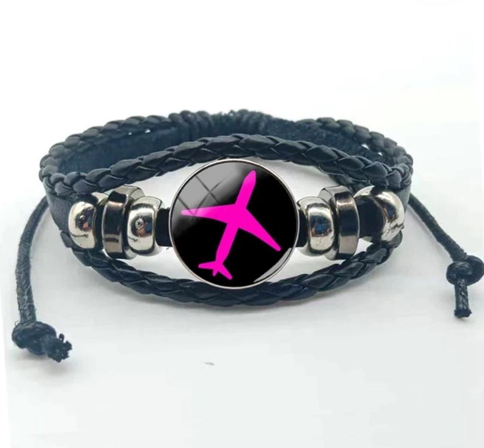 PULSERA BOTON DE AVION