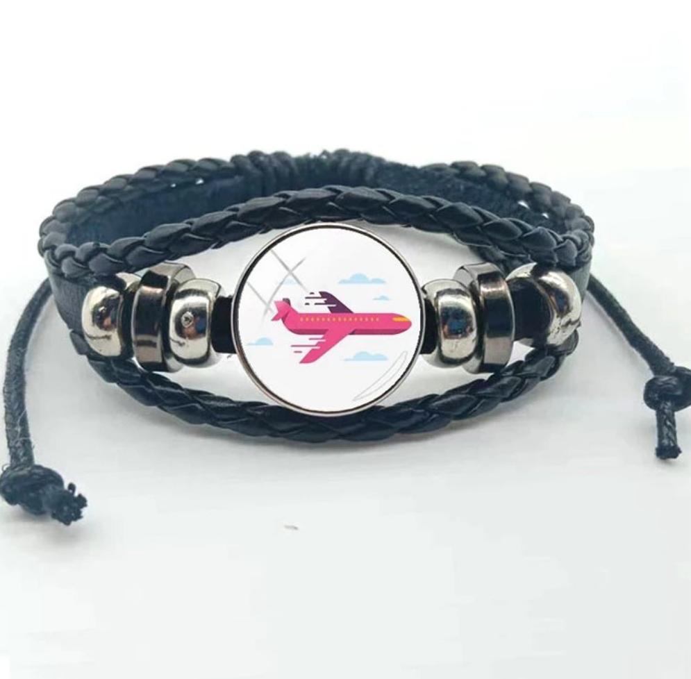 PULSERA BOTON DE AVION