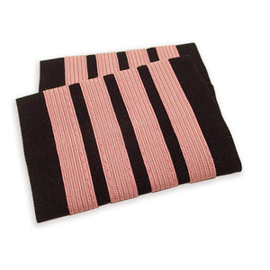 EPAULETT ROSADO CON NEGRO (BLACK AND PINK STRIPES)