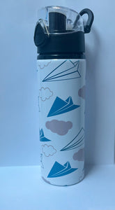 TUMBLER / ESTAMPADO DE AVIÓN DE PAPEL