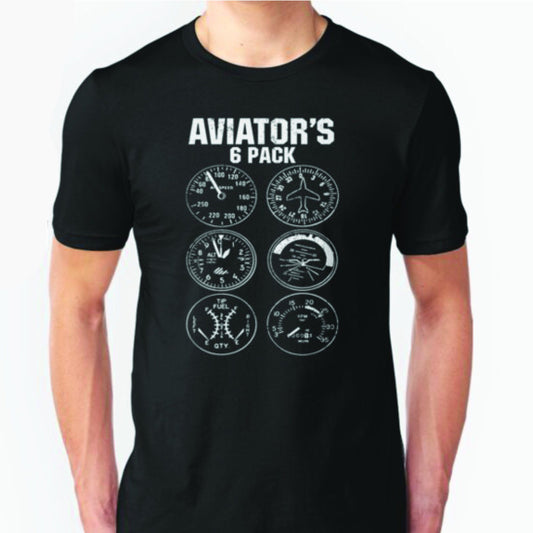 Camiseta Aviator Six Pack T-Shirt - Sky Crew PTY