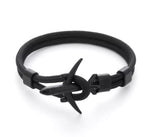 Load image into Gallery viewer, PULSERA DE AVION NEGRO / UNISEX
