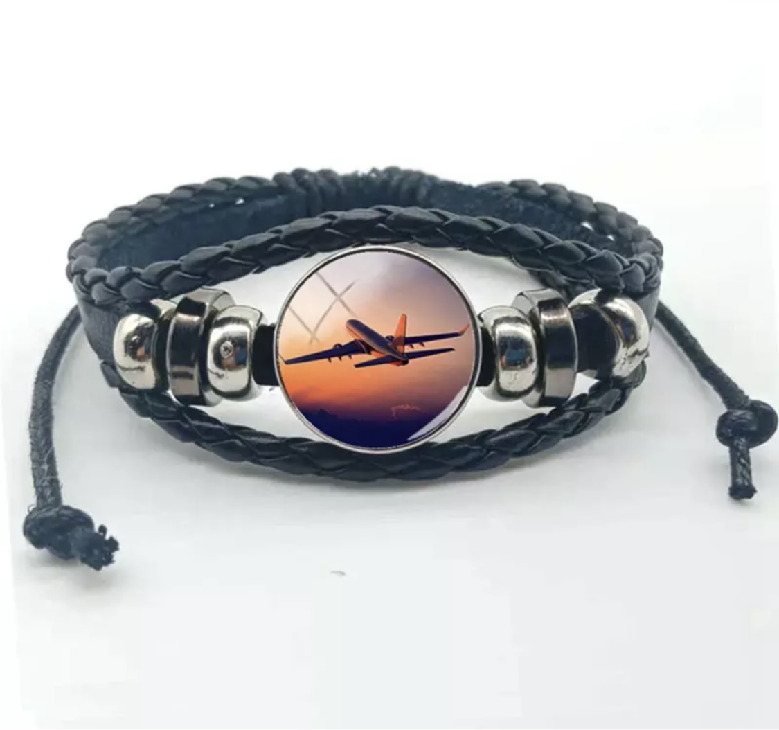 PULSERA BOTON DE AVION