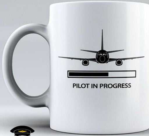 Pilot in Progress Taza Mug - Sky Crew PTY