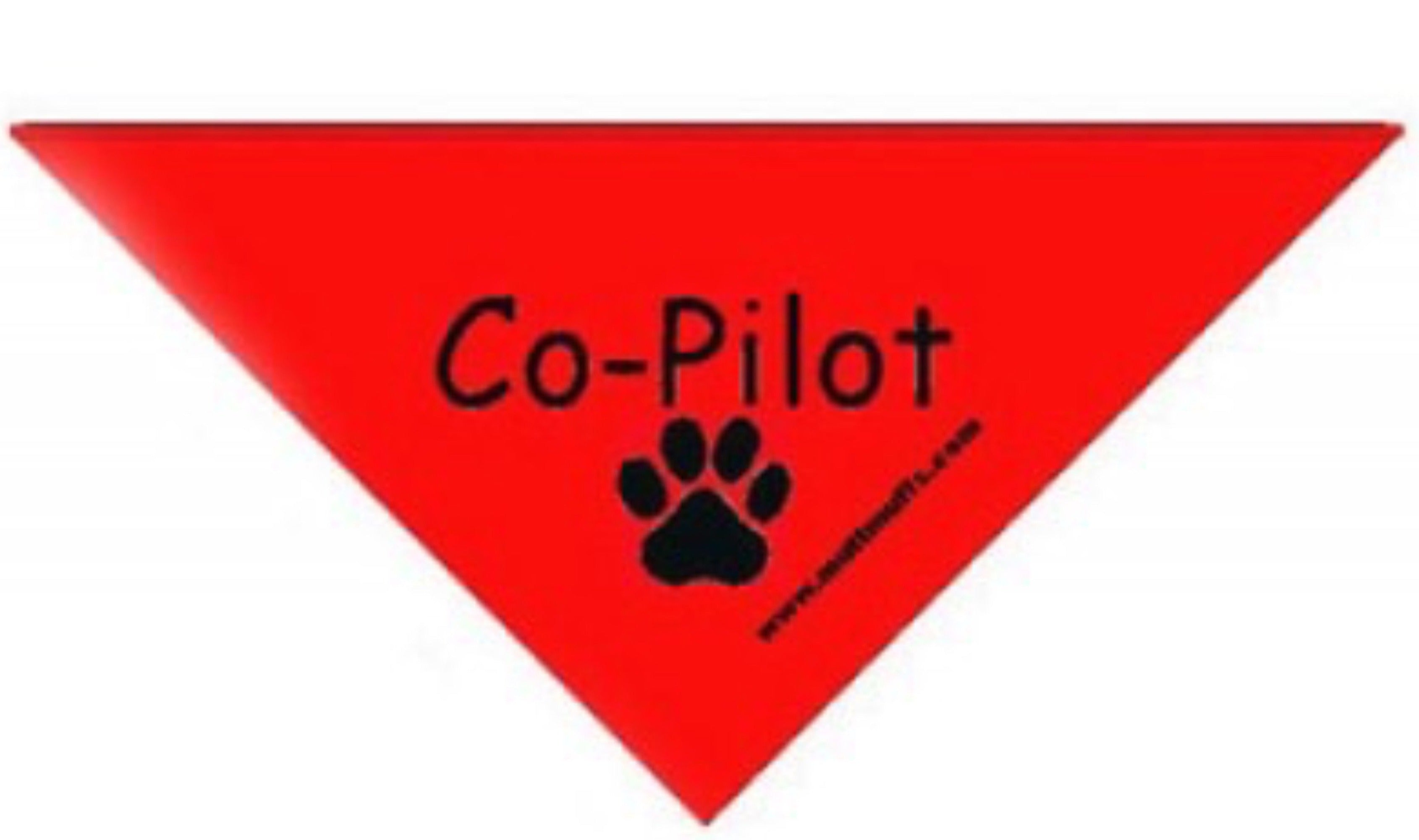 CO-PILOTO - TRIÁNGULO BANDANA PARA PERROS - Sky Crew PTY