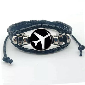 PULSERA BOTON DE AVION