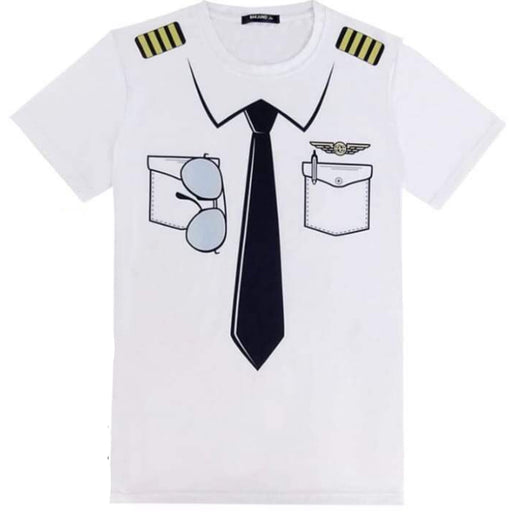Camiseta de Aviación Estilo Piloto - Sky Crew PTY