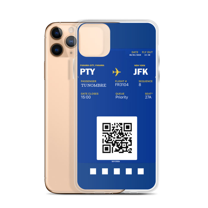 Boarding Pass - Carcasa para iPhone - Sky Crew PTY