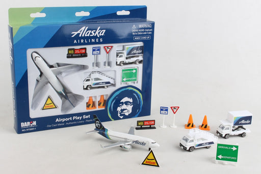 ALASKA AIRLINES AIRPORT PLAY SET NEW LIVERY - Sky Crew PTY
