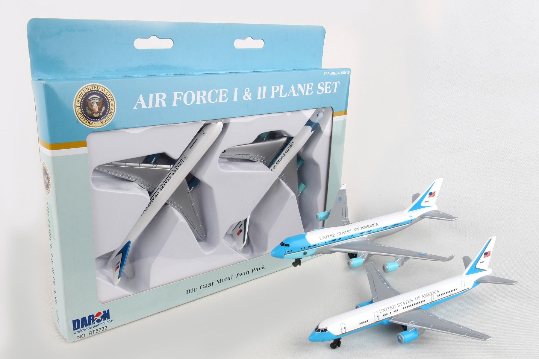 AIR FORCE ONE/AIR FORCE 2 - 2 PLANE SET - Sky Crew PTY