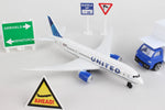 Load image into Gallery viewer, UNITED AIRLINES PLAYSET 2019 LIVERY
