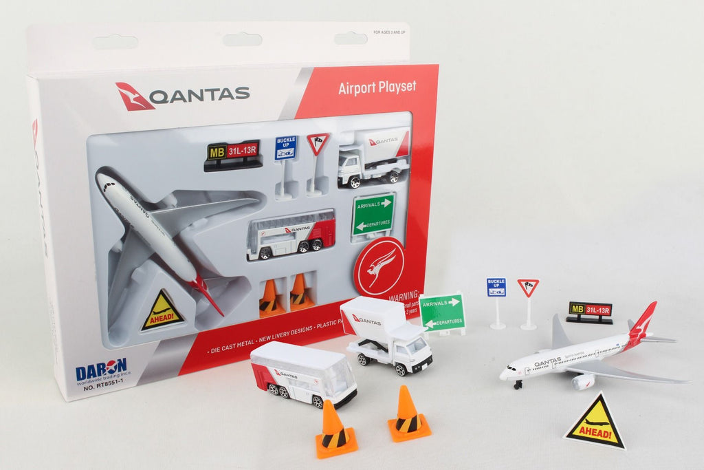 QANTAS PLAYSET NEW LIVERY - Sky Crew PTY