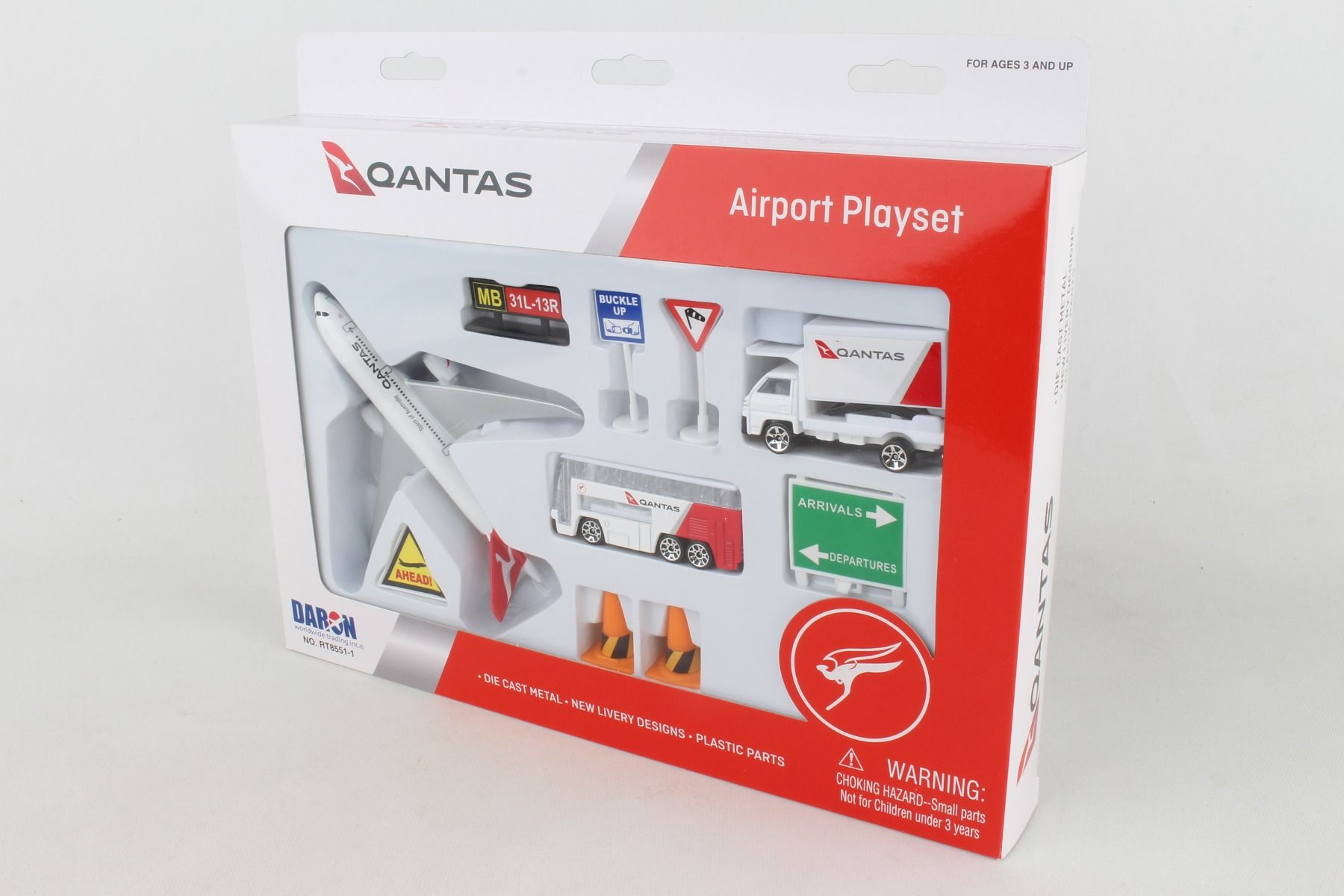 QANTAS PLAYSET NEW LIVERY - Sky Crew PTY